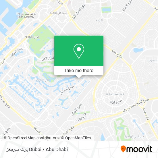 بركة سبرينغز map