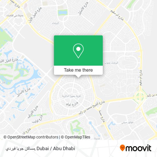 مساكن جويا فيردي map