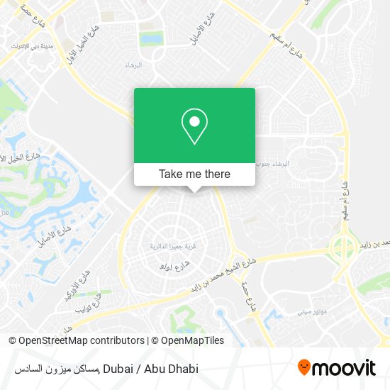 مساكن ميزون السادس map