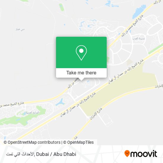 الأحداث التي تمت map