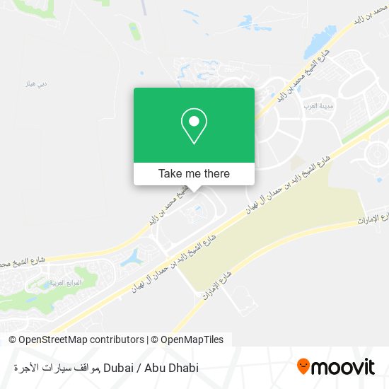 مواقف سيارات الأجرة map