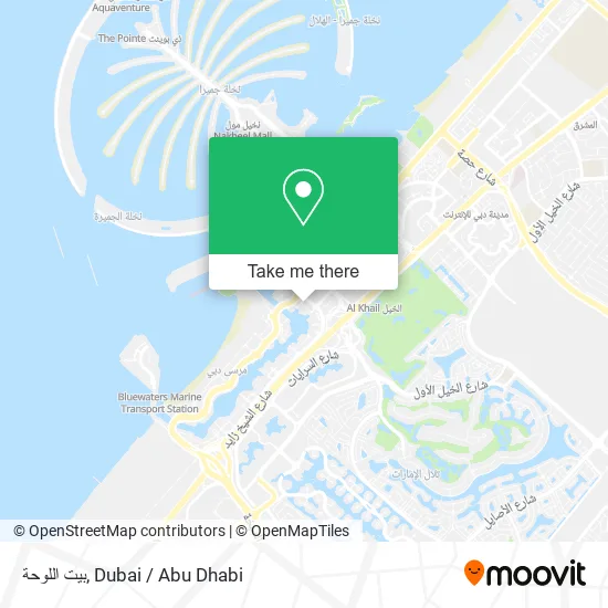 بيت اللوحة map