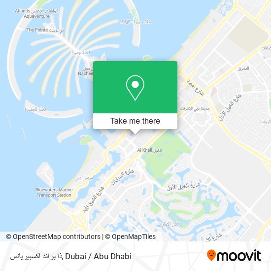 ذا براند اكسبيريانس map