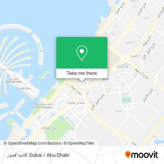 أكاسيا أفينيوز map