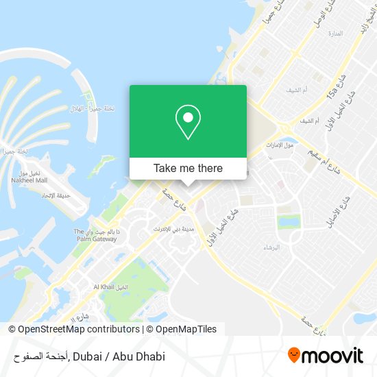 أجنحة الصفوح map