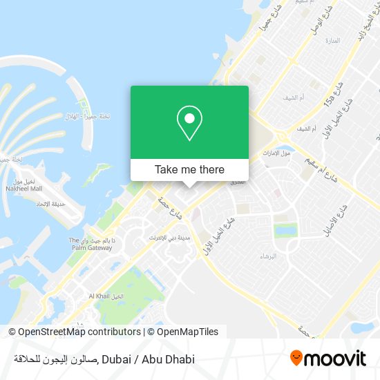 صالون إليجون للحلاقة map