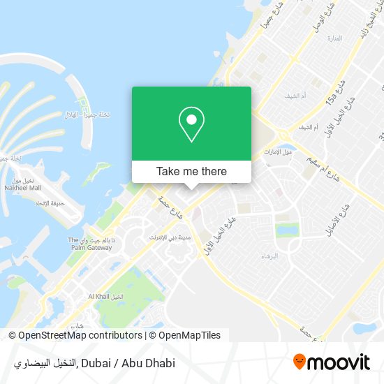 النخيل البيضاوي map