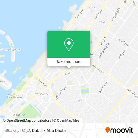 البرشاء بوابة سالك map