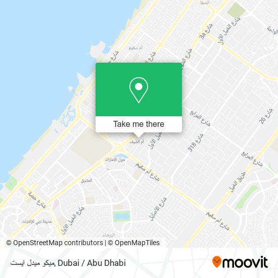 ميكو ميدل ايست map
