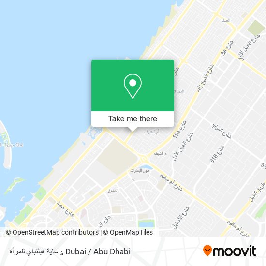 رعاية هيلثباي للمرأة map
