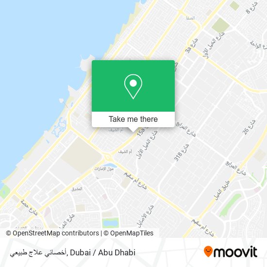 أخصائي علاج طبيعي map