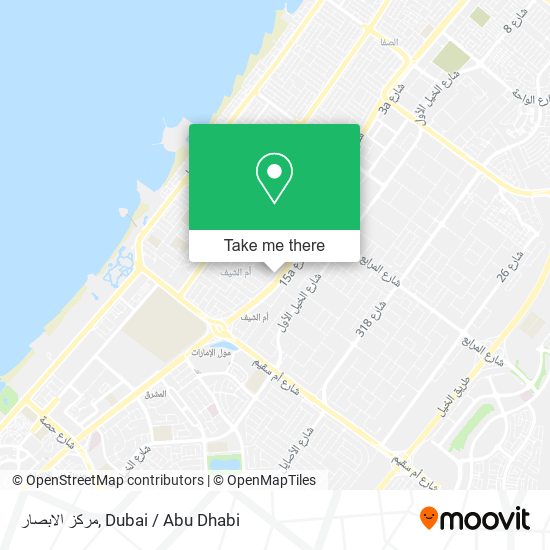 مركز الابصار map