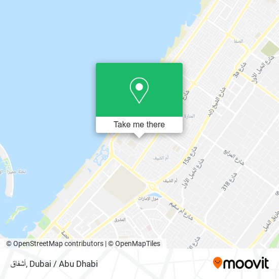 أشفاق map
