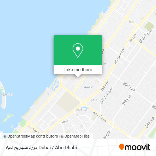 مورد صهاريج المياه map