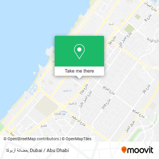 حضانة أزبوكا map