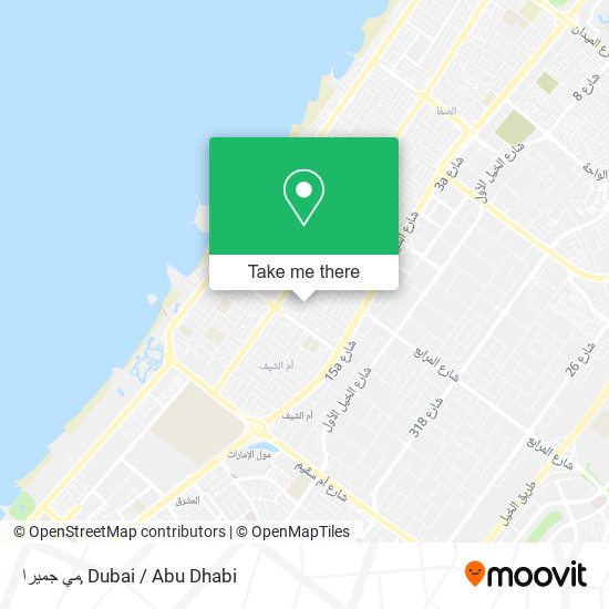 مي جميرا map