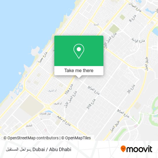 سواحل المستقبل map