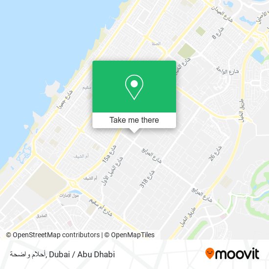 أحلام واضحة map