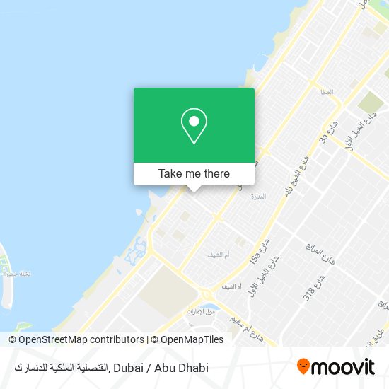 القنصلية الملكية للدنمارك map