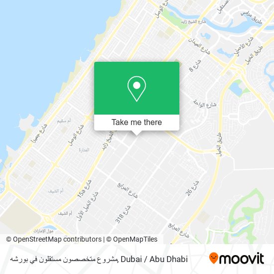 مشروع متخصصون مستقلون في بورشه map