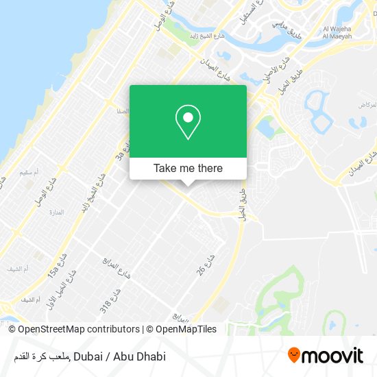 ملعب كرة القدم map