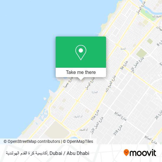 أكاديمية كرة القدم الهولندية map