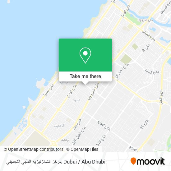 مركز الشانزليزيه الطبي التجميلي map