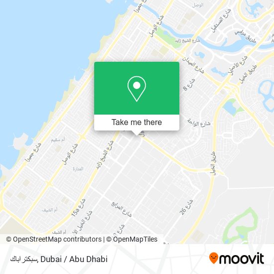 سبكتراباك map