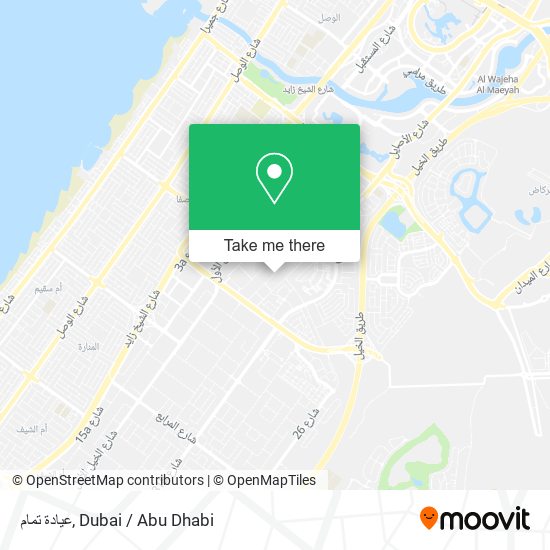 عيادة تمام map