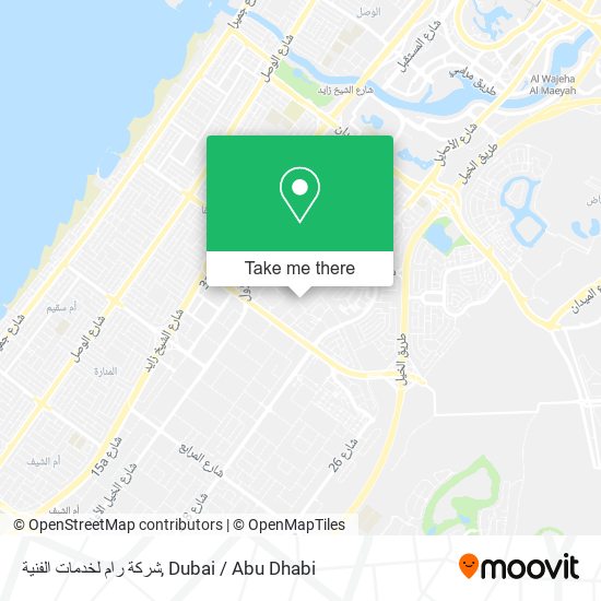 شركة رام لخدمات الفنية map