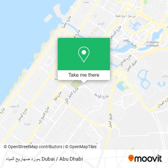 مورد صهاريج المياه map