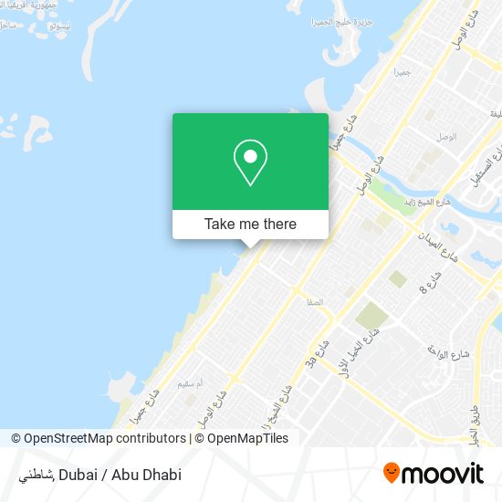 شاطئي map