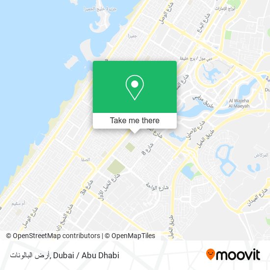 أرض البالونات map