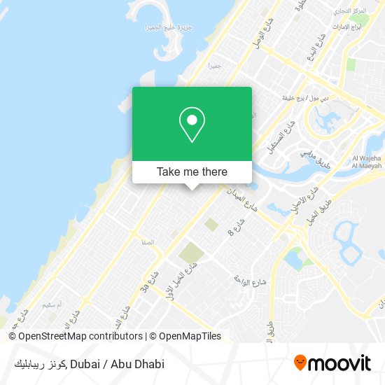 كونز ريبابليك map
