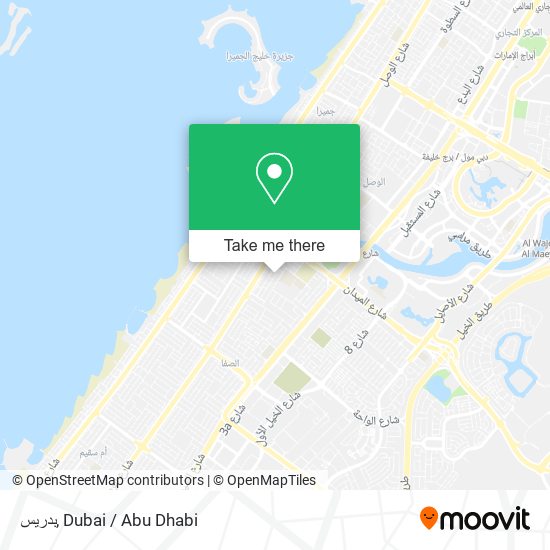بدريس map