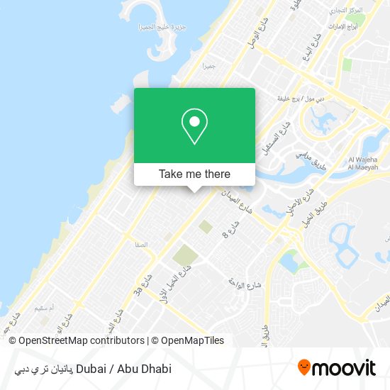 بانيان تري دبي map