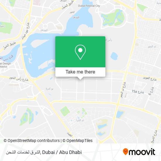 الشرق لخدمات الشحن map