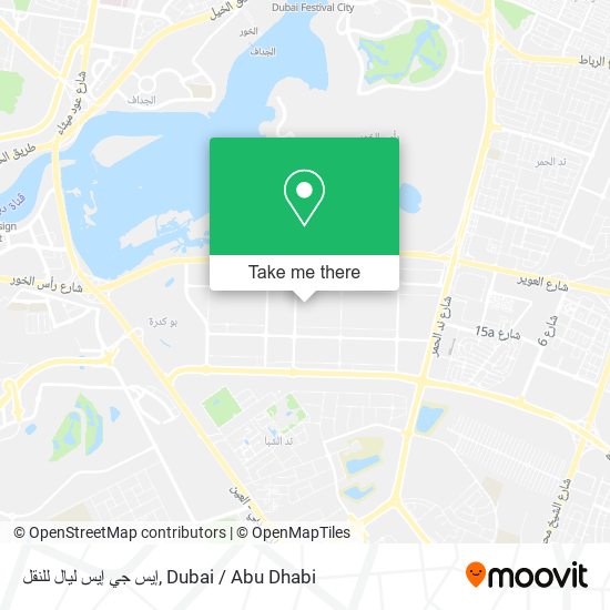 إيس جي إيس ليال للنقل map