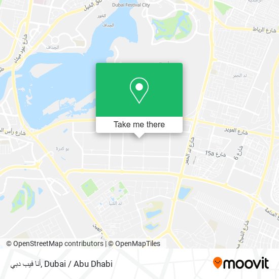 أنا فيب دبي map