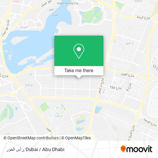 رأس الخور map