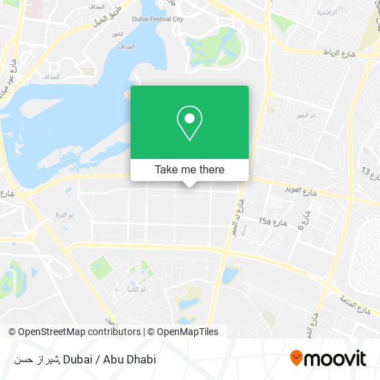 شيراز حسن map