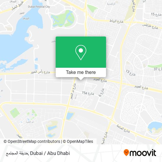 حديقة المجتمع map