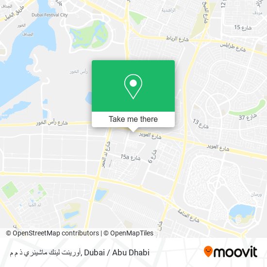 أورينت لينك ماشينري ذ م م map