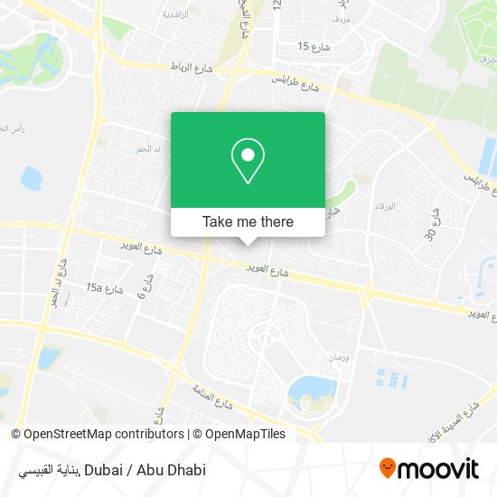 بناية القبيسي map