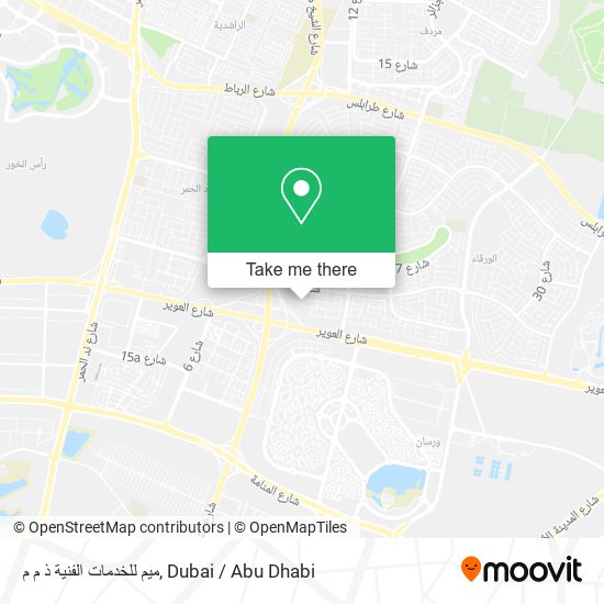 ميم للخدمات الفنية ذ م م map