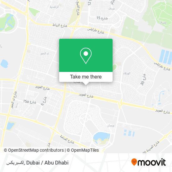 إكسبريكس map