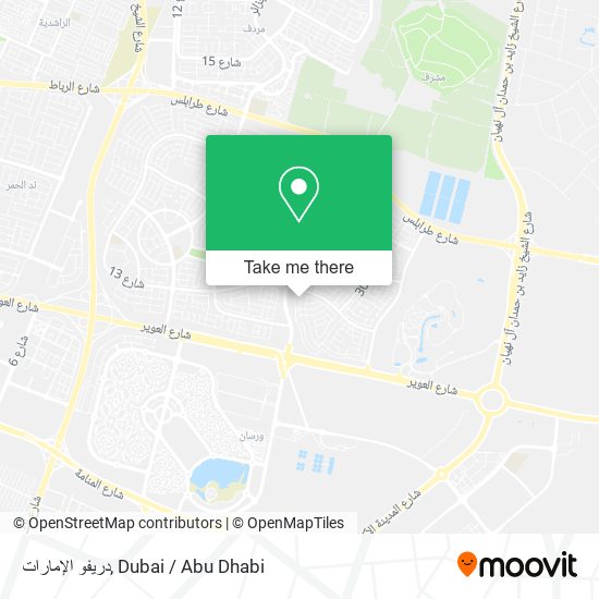 دريفو الإمارات map