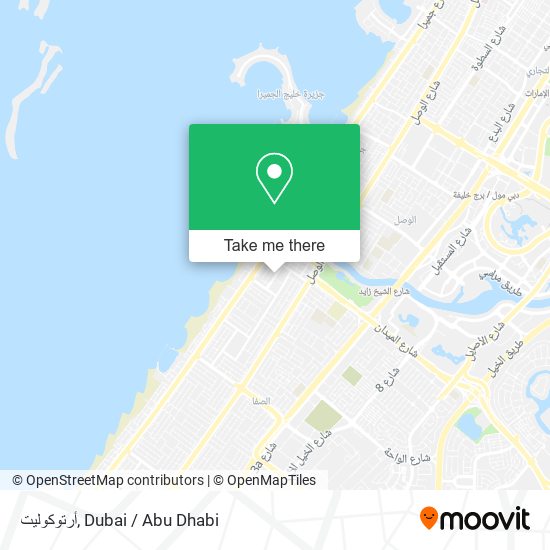 أرتوكوليت map