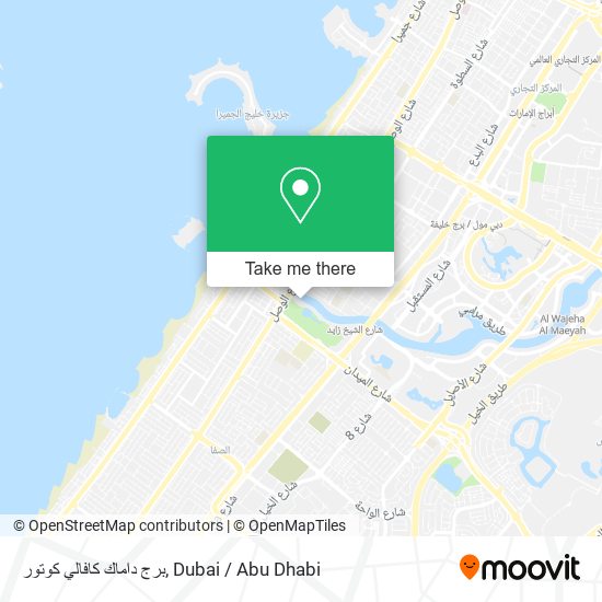 برج داماك كافالي كوتور map