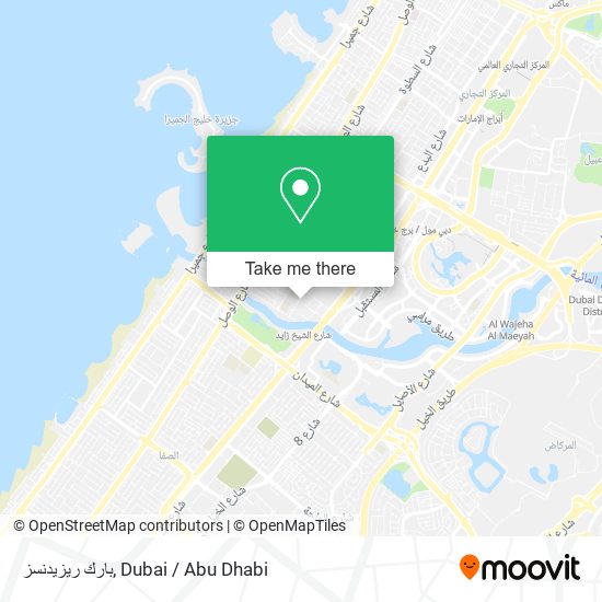 بارك ريزيدنسز map